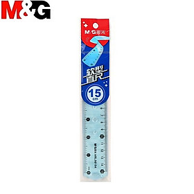 Thước kẻ dẻo 15cm M&G - ARL96154 màu xanh