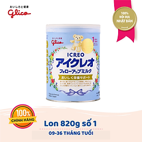 Sữa Glico Icreo Follow Up Milk Icreo Số 1 Lon 820g