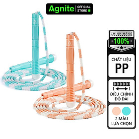 Dây nhảy thể dục giảm cân 2.6m Agnite - Có điều chỉnh độ dài cho người lớn, trẻ em, nữ giới - Hàng chính hãng - F4139
