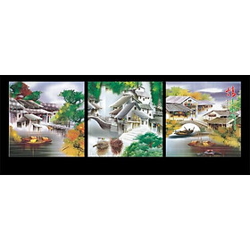 Tranh Treo Tường Hiện Đại Phòng Khách - Sơn Thủy T3M--462