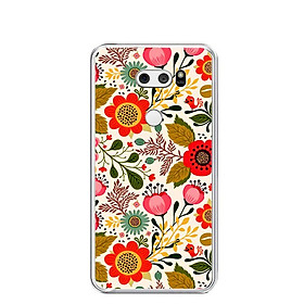 Ốp lưng dẻo cho điện thoại LG V30 - 0172 FLOWER04 - Hàng Chính Hãng