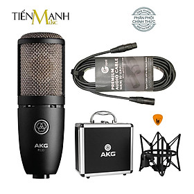 Mua  Chính Hãng Mỹ  Micro AKG P220 Mic Condenser Thu Âm Phòng Studio  Biểu Diễn Chuyên Nghiệp  Microphone Vocal Cardioid - Kèm Móng Gẩy DreamMaker