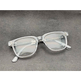 Kính Mắt vuông unisex gọng họa tiết cao cấp cho nam và nữ (Nhiều màu) + tặng tuavit móc khóa mini