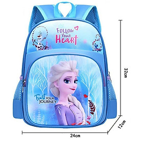 Hình ảnh BA LÔ BÉ GÁI BALO Elsa 2 frozen CHO BÉ GÁI HỌC SINH MẪU GIÁO MẦM NON