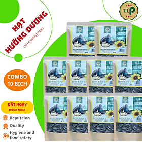 HẠT HƯỚNG DƯƠNG TÂN LỘC PHÁT COMBO 10 BỊCH - MỖI BỊCH 100G