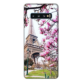 Ốp lưng điện thoại Samsung S10 Tháp Hoa