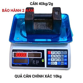 Mua Cân điện tử tính tiền ( 40kg/2g ) dùng cho bán hàng hoa quả  thịt cá Lưu được nhiều mức giá khác nhau