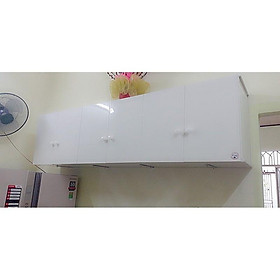 Mua Kệ bếp tủ bếp treo tường nhựa đài loan trắng 1m9(TPHCM)