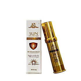 Hình ảnh Chống Nắng Sun Face Lasting Cream Collagen X3 Đông Anh, Chiết Xuất Nọc Ong, Chống Nắng Vượt Trội Kết Hợp Dưỡng Da Bên Trong, 50gr