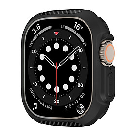 Mua Ốp Case TPU Slim Carbon cho Apple Watch Ultra / Apple Watch Ultra 2 49mm - Hàng Chính Hãng
