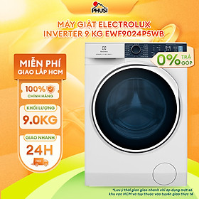 Mua Máy giặt cửa trước Electrolux 9kg UltimateCare 500 - EWF9024P5WB - Công nghệ HygienicCare diệt 99.9% vi khuẩn  êm dịu như giặt tay  giặt sạch sâu  Hàng chính hãng 