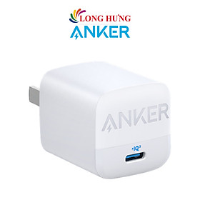 Cốc sạc Anker 313 Gen II Series 3 1Type-C 30W PIQ 3.0/PD/PPS A2639 - Hàng chính hãng