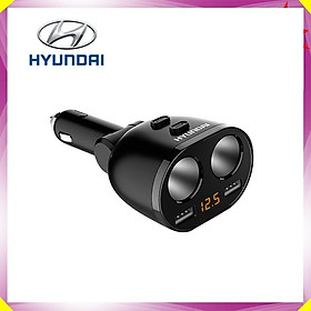 Mua Bộ chia tẩu sạc trên ô tô cao cấp thương hiệu Hyundai HY-16 - Công suất 120W - Hàng Nhập Khẩu