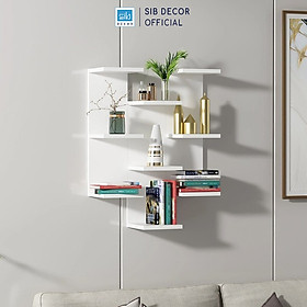 Mua Kệ Gỗ Trang Trí Treo Tường 9 Tầng Thương Hiệu SIB Decor KT513