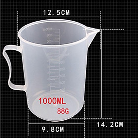 Mua Ca Đong Nhựa Chia Vạch 1 Lít (Bộ 2 Cái)