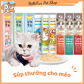 Súp thưởng cho mèo nhiều loại Shizuka | Ciao | Cat Food | Pet Snacks | Masti (15gr)