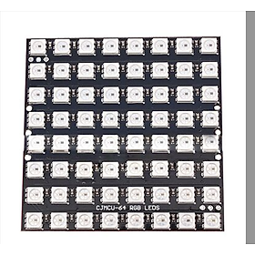 Mua Mạch Hiển Thị NeoPixel 8x8 64 bit RGB LED WS2812