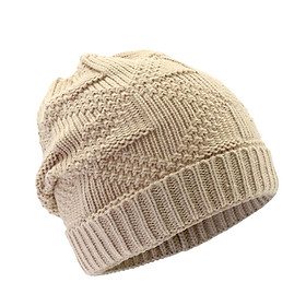Winter Warm Cable Knit Beanie Hats Baggy Slouchy Skull Ski Cap