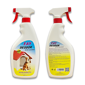 Chai Xịt Khử Mùi Chuồng Trại Cho Chó Mèo Thú Cưng FAY Deodor 350ml và 600ml