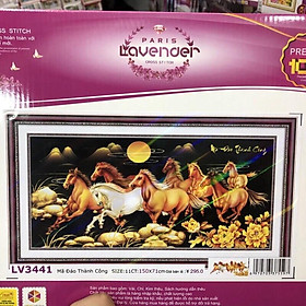 Mua Tranh thêu chữ thập Mã Đáo Thành Công LV3441 (149x71) chưa thêu
