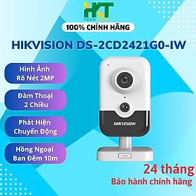 Mua Camera Wifi Hikvison Cube DS-2CD2421G0-IW H265+ Đàm Thoại 2 Chiều - Hàng chính hãng