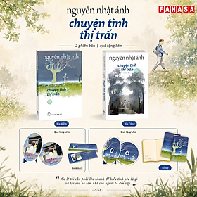 Sách Truyện Chuyện Tình Thị Trấn (Kèm Qùa Tặng) - Nhà Văn Nguyễn Nhật Ánh - 2 Phiên Bản - Đỗ Hoàng Tường minh họa