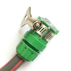 Đầu vặn khóa nối nhanh ống nước mềm,bộ nối nhanh van vòi tưới vườn rửa xe phi 12 - 16mm