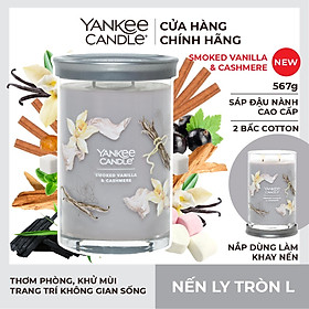 Mua Nến ly tròn sáp đậu nành Yankee Candle size L (567g) - Smoked Vanilla & Cashmere