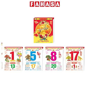 Lịch Bloc Đại Màng Co - Chủ Đề Bonsai Phong Thủy - Mã Đáo Thành Công - Hương Trang HT16X