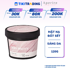 Mặt Nạ Đất Sét Quả Mọng Loại Bỏ Dầu Nhờn, Thu Nhỏ Lỗ Chân Lông, Làm Dịu Da Aperire Spa Relief Pore Mask 120g - Dưỡng sáng da