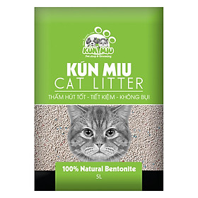 Cát Vệ Sinh Kún Miu Hương Chanh (5L)