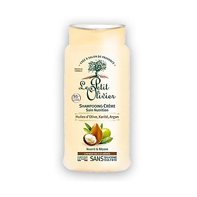 Dầu gội phục hồi tóc hư tổn chiết xuất Dầu Argan, Bơ Hạt Mỡ, Dầu Olive Le petit Olivier 250ml