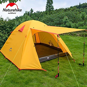 Lều cắm trại 2 người,Lều camping NatureHike NH18Z022-P hai lớp chính hãng