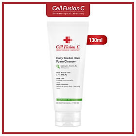 Sữa Rửa Mặt Kiểm Soát Nhờn Mụn Cell Fusion C Daily Trouble Care Foam Cleanser (130ml)