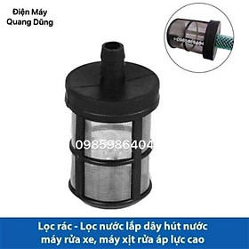 Lọc rác - Lọc nước lắp dây hút nước máy rửa xe, máy xịt rửa áp lực cao - Lọc rác máy rửa xe