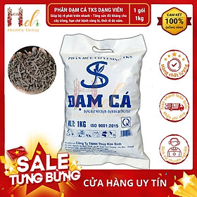 Phân Hữu Cơ Đạm Cá 1KG TKS Dạng Viên - Trồng Rau Sạch, Hoa Hồng, Cây Cảnh Bằng Đất Sạch, Xơ Dừa Mùn Dừa, Phân Bón Hữu Cơ