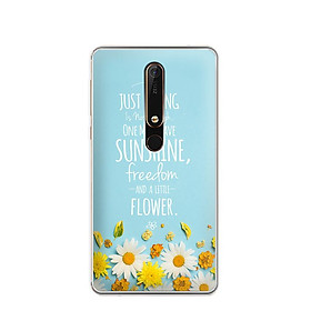 Ốp lưng điện thoại Nokia 6 2018 / Nokia 6.1 - 01170 7811 Cúc Họa Mi 03 - Silicone dẻo - Hàng Chính Hãng