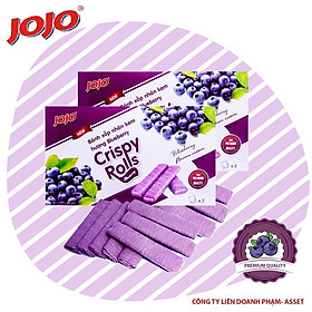 BÁNH XỐP ỐNG JOJO NHÂN BLUEBERRY 150G x 6 HỘP