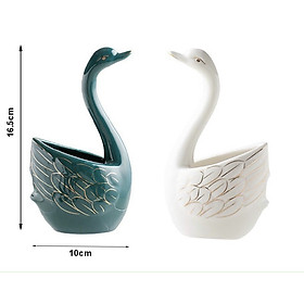Mua GIỎ THIÊN NGA ĐỰNG THÌA DĨA BẰNG SỨ ĐỂ BÀN  - VD133