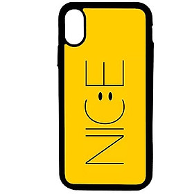 Ốp lưng dành cho Iphone X N.I.C.E Vàng - Hàng Chính Hãng