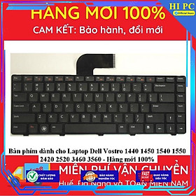 Bàn phím dành cho Laptop Dell Vostro 1440 1450 1540 1550 2420 2520 3460 3560 - Hàng Nhập Khẩu 