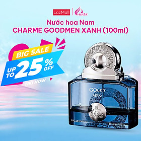 Nước Hoa Nam Cao Cấp CHARME GOODMEN 50ml Trầm ấm êm, Thanh Mát, Lãng Mạn Tạo Dấu chặn Đặc Biệt