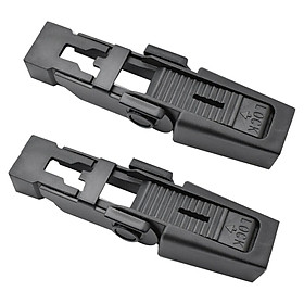 2Pcs Automotive Front Windshield Wiper Arm Retaining Clip/ Black for Discovery 2 L322 Replacement Durable/