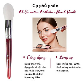 Cọ đánh phấn phủ cho phấn nén và bột Bh Cosmetics Birthstone Garnet