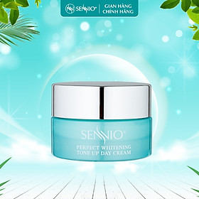 Kem dưỡng ẩm Sennio Perfect Whitening Day Cream dưỡng trắng da mặt ban ngày tái tạo và phục hồi da 30g SNO 829