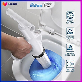 Mua Súng thông tắc bồn cầu màu trắng hàng cao cấp  Áp Lực Mạnh  sử dụng an toàn hiệu quả