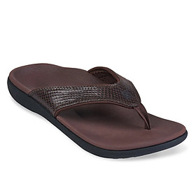 Dép xỏ ngón sức khỏe nữ Spenco Yumi Snake Brown - nâng vòm giảm đau chân, cho bàn chân bẹt