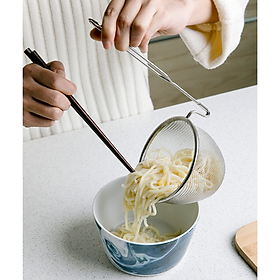 Mua Muôi vớt  nhúng mì inox cao cấp Nội Địa Nhật Bản