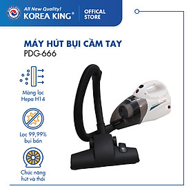 Mua Máy hút bụi cầm tay Korea King PDG-666 (220v/50Hz 1000W  màu nâu trắng  2 chức năng hút thổi) - Hàng chính hãng