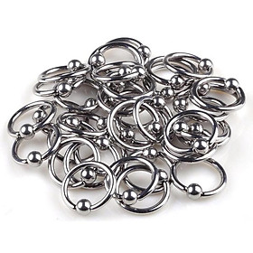 Khuyên tròn 1 bi thân 1,6mm / khuyên tai thép y tế - XUÂN SHOP CHUYÊN KHUYÊN NHẬP THÁI